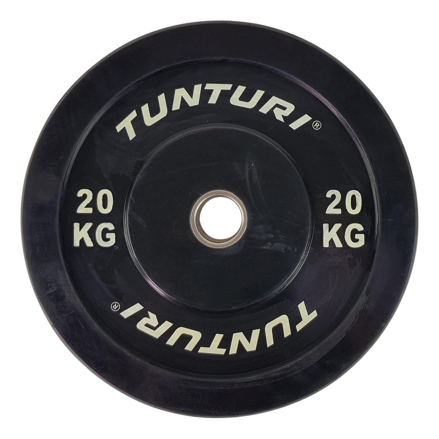 Tunturi Bumper Plate - Halterschijf - Zwart - 20 kg