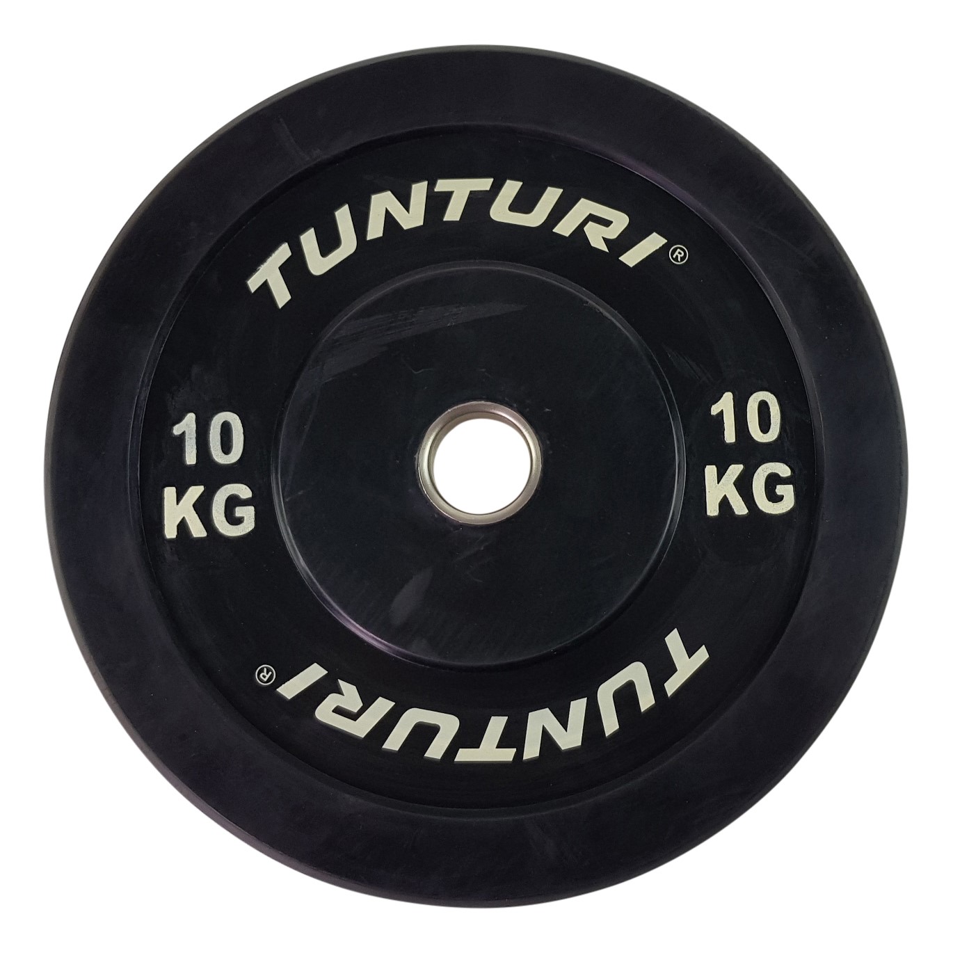 Tunturi Bumper Plate - Halterschijf - Zwart - 10 kg