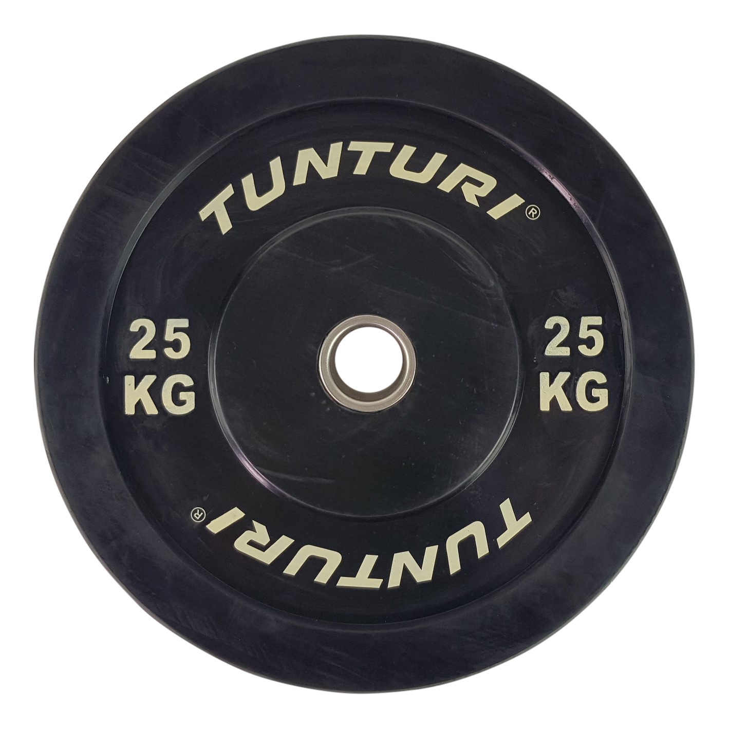 Tunturi Bumper Plate - Halterschijf - Zwart - 25 kg