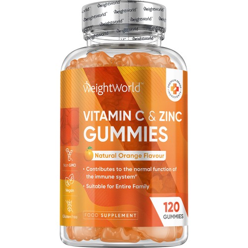 Vitamine C Gummies - 120 gummies - 2 maanden voorraad - Gummies met sinaasappelsmaak