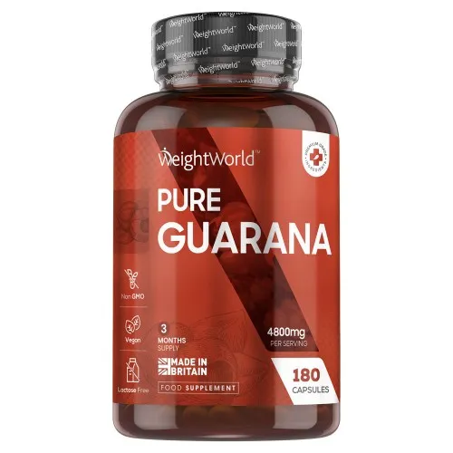 Guarana capsules - Natuurlijke bron van caffeine - 2400 mg 90 capsules