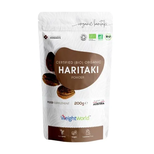 Organisch Haritaki-poeder - 200 g poeder - 100 porties supplement