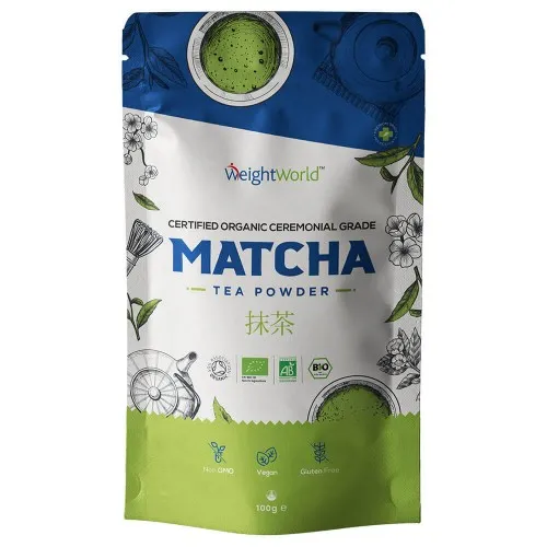 Biologische Matcha Thee - 100 gram - 100% puur Japans matcha groene thee poeder