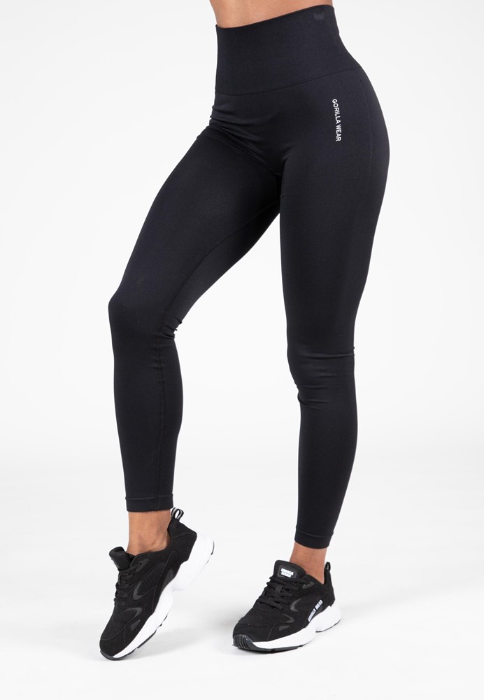 Gorilla Wear Quincy Seamless Legging - Zwart - XS/S