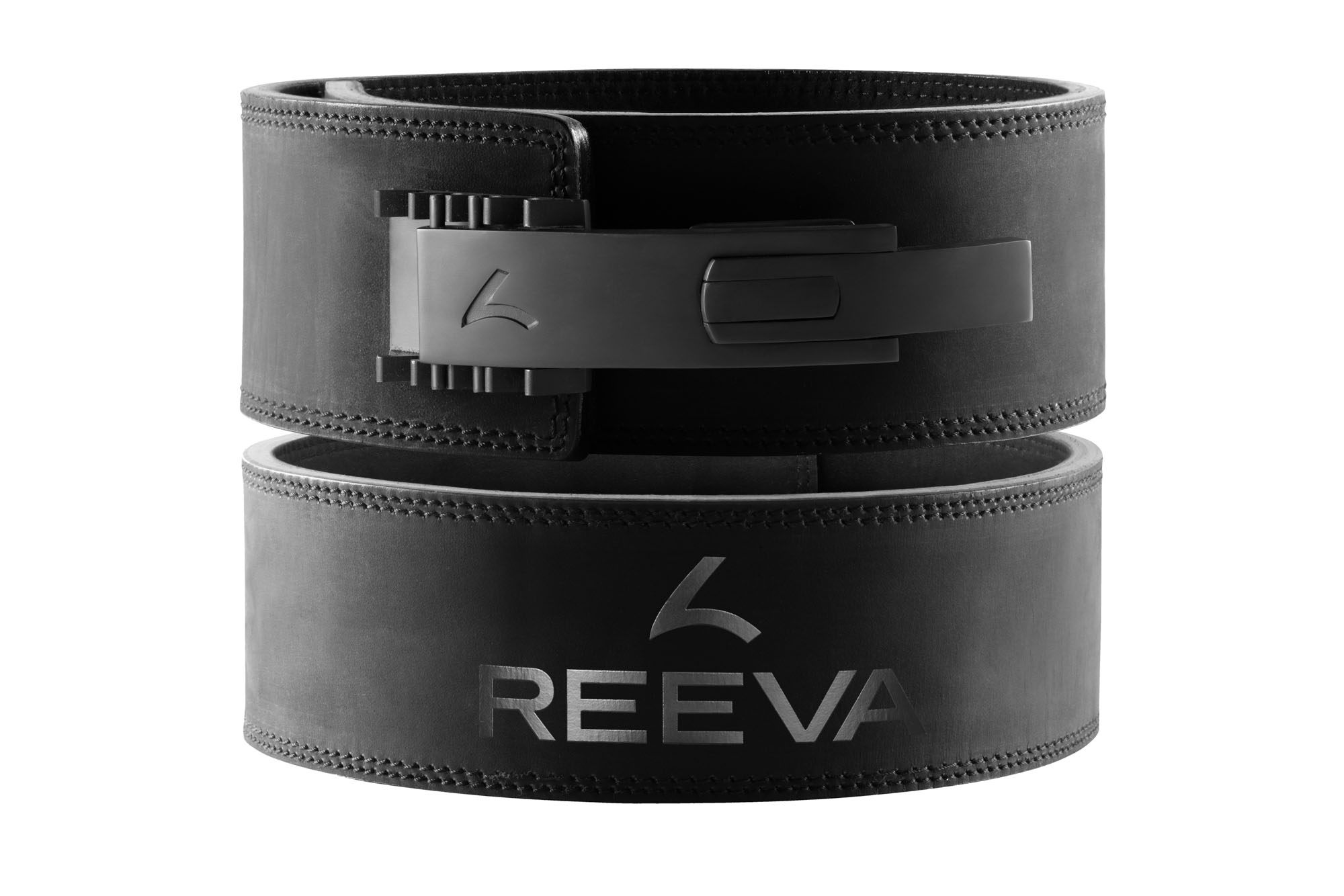 Reeva Lifting Belt van Nubik Leer - Verstelbare RVS Gesp - 13 mm - L