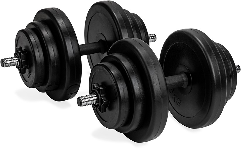 VirtuFit Verstelbare Dumbbellset - Vinyl - 2 x 14 kg (28 kg) - Tweedekans