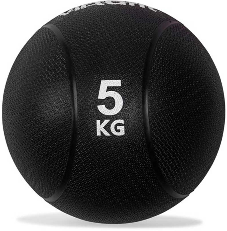 VirtuFit Medicijnbal Pro - Medicine Ball - 5 kg - Rubber - Zwart - Tweedekans