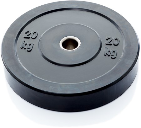 Muscle Power Olympische Bumper Plate Halterschijf - 50 mm - 20 kg