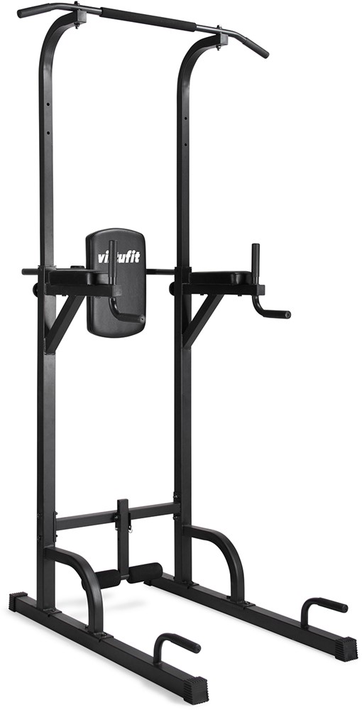 VirtuFit Verstelbare Power Tower - Pull Up Station - Dip Station - Tweedekans