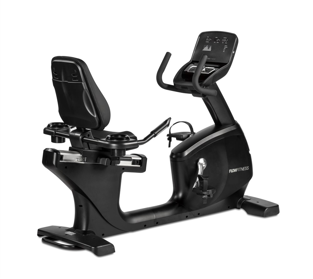 Flow Fitness Pro RB5i Recumbent Bike Ligfiets - Gratis trainingsschema - Showroommodel