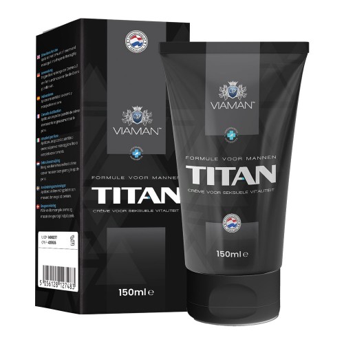 Viaman Titan Penisvergrotende Crème - 150 ml - ShyToBuy