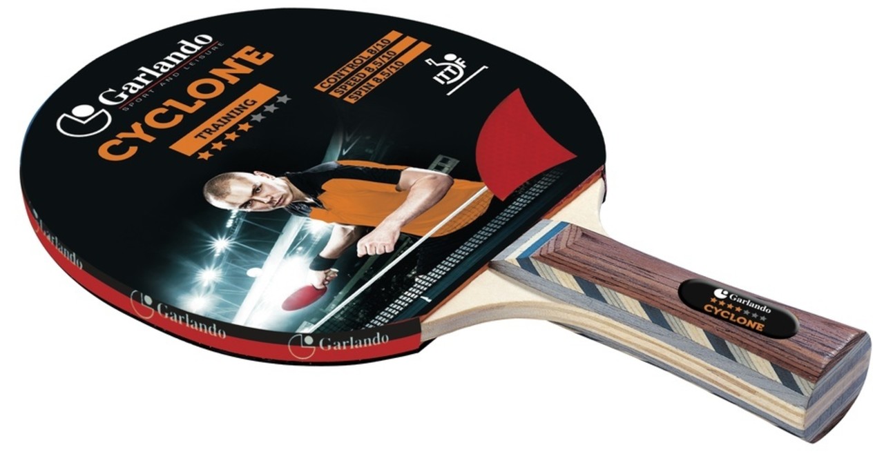 Garlando Twister Tafeltennis Bat - 5 Star - Bat voor training