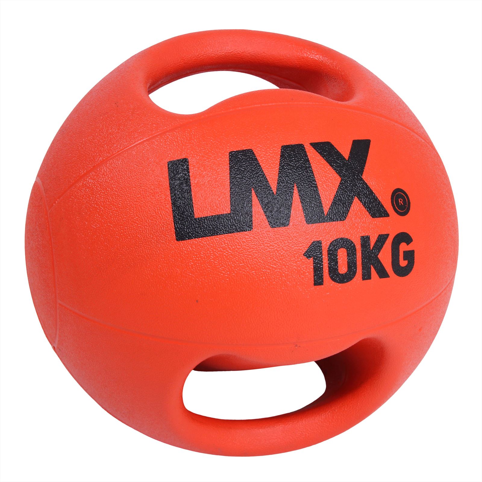 Lifemaxx LMX Medicijn bal - Double Handle Medicine Ball - 10 kg - Rood