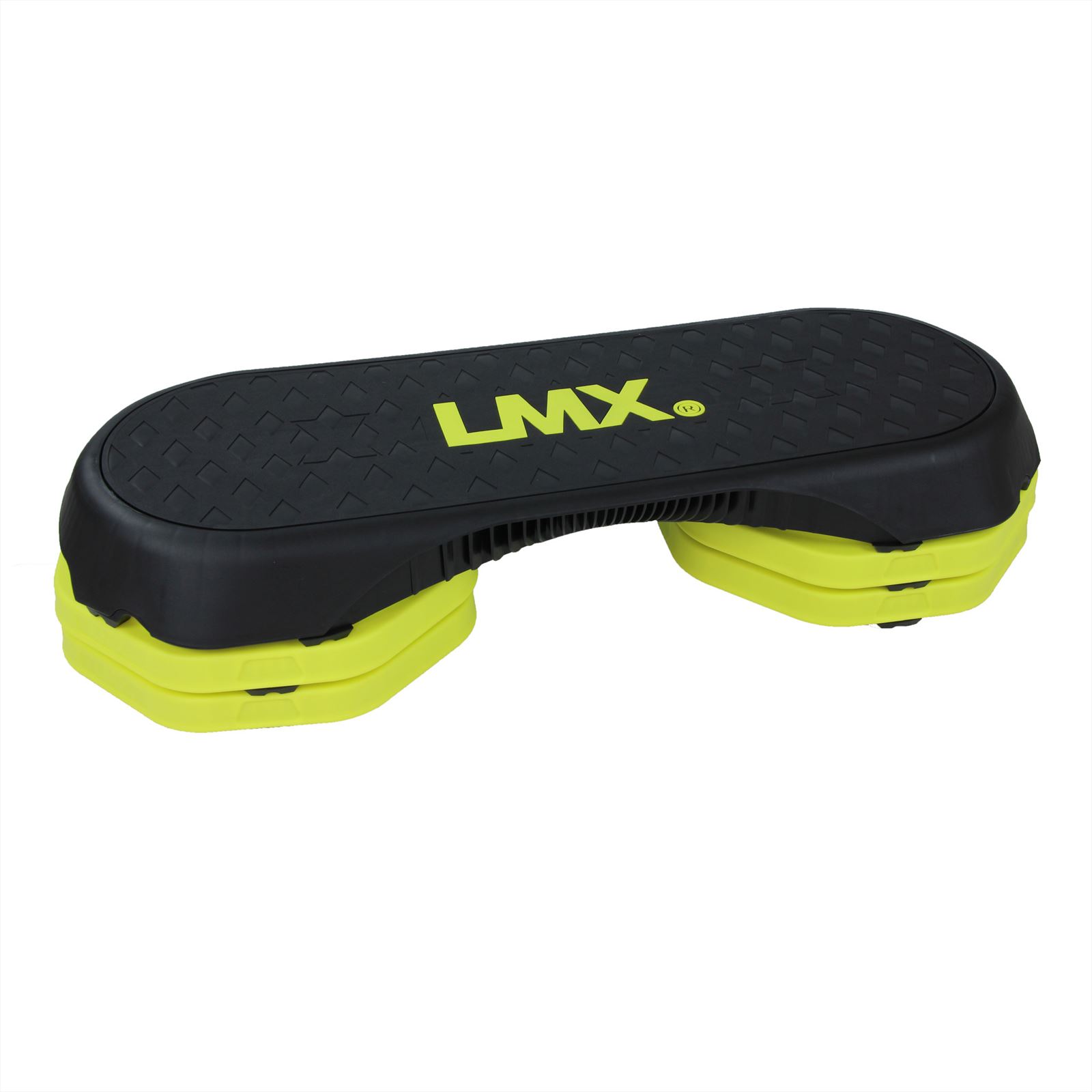 Lifemaxx LMX Fitness Step - Aerobic Stepper - Zwart/Geel