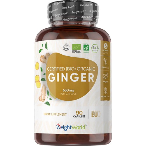 Biologische Gember capsules - 650mg - 90 capsules