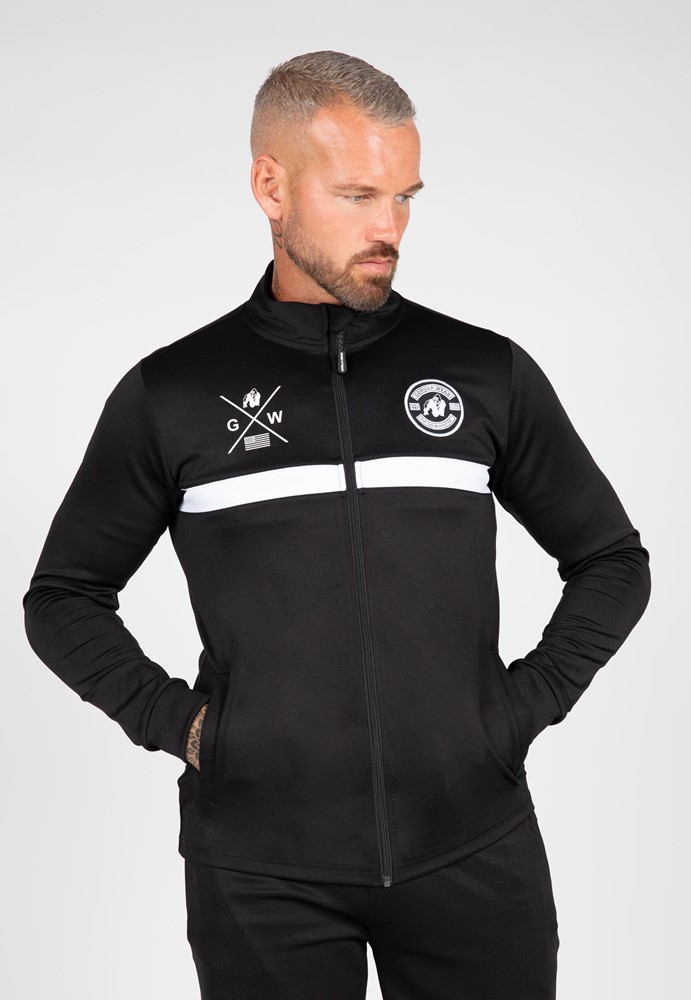 Gorilla Wear Vernon Trainingsjas - Track Jacket - Zwart - L