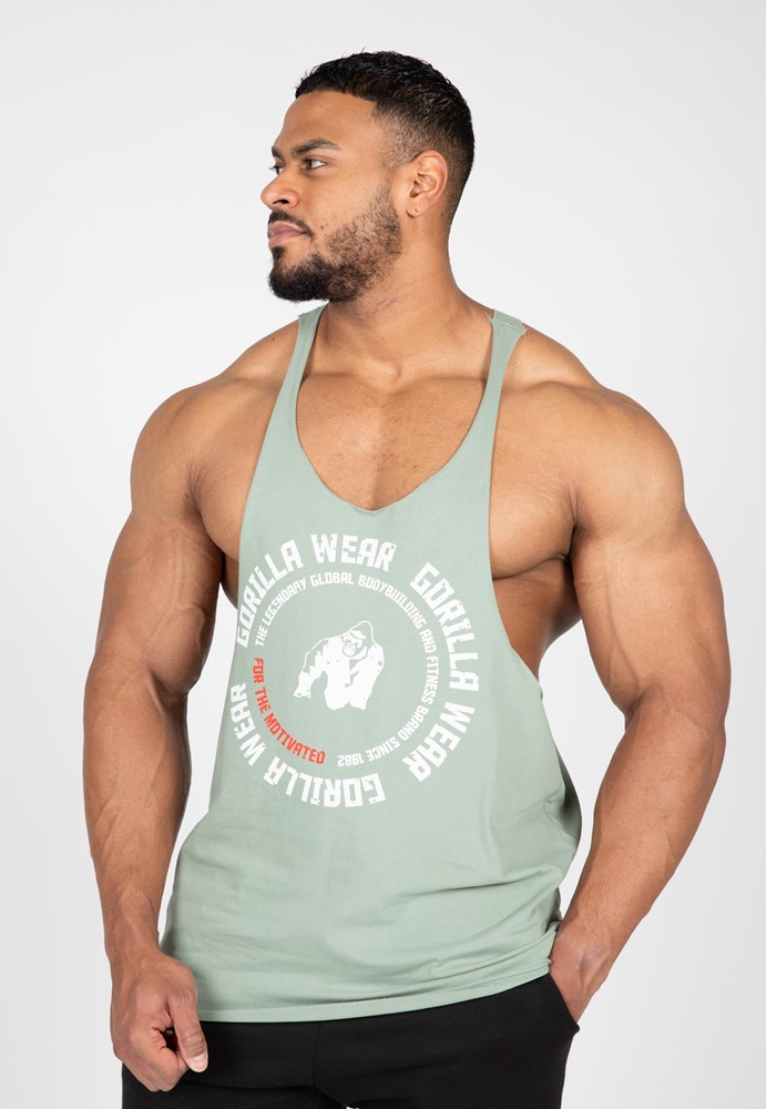 Gorilla Wear Melrose Stringer - Groen- XL