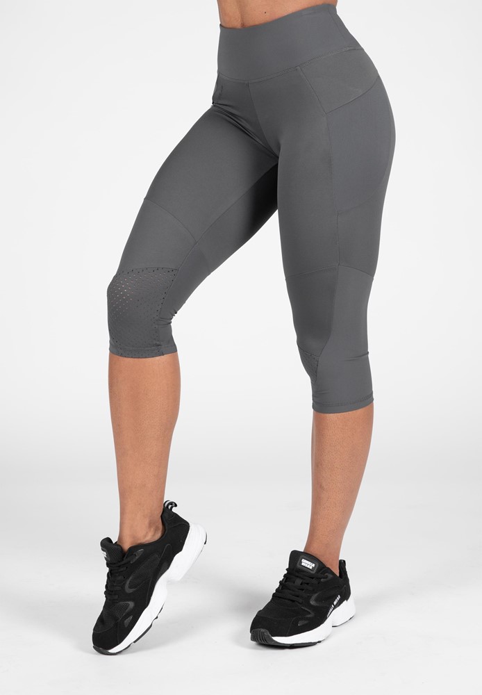 Gorilla Wear Monroe Cropped Leggings - Grijs - L