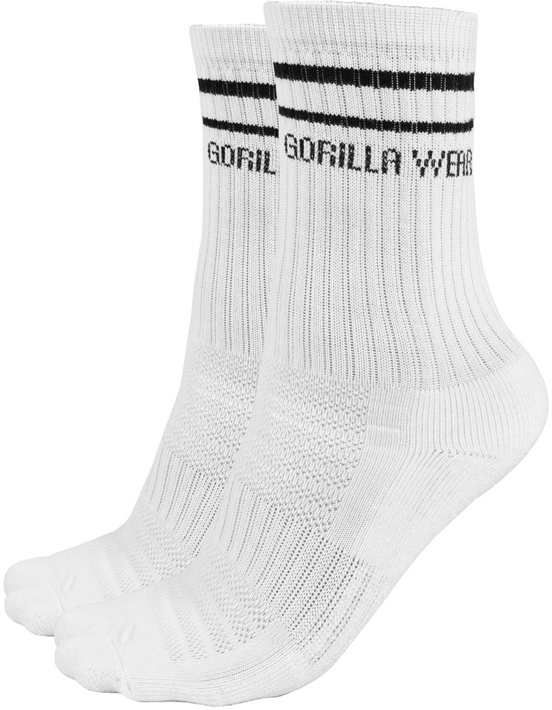 Gorilla Wear Crew Sokken 1-Pack - Wit - 39-42