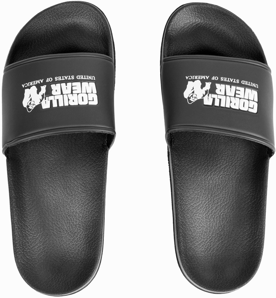 Gorilla Wear Pasco Badslippers - Zwart - 44