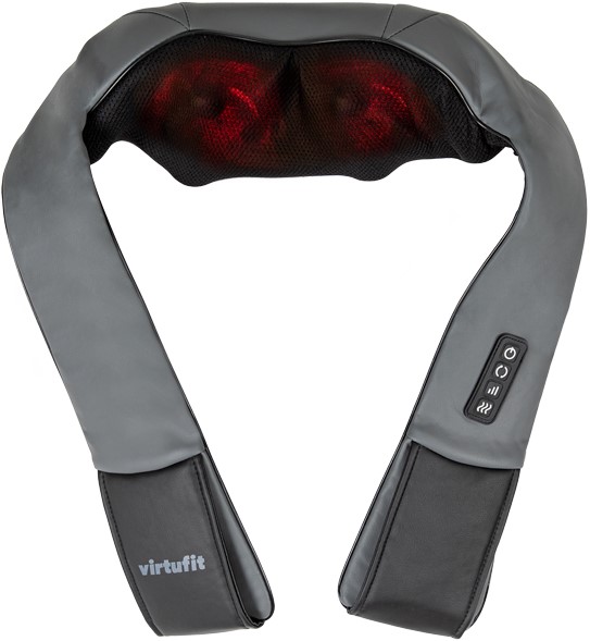 VirtuFit Draadloos Massagekussen Pro - Shiatsu Massage Apparaat met Warmtefunctie