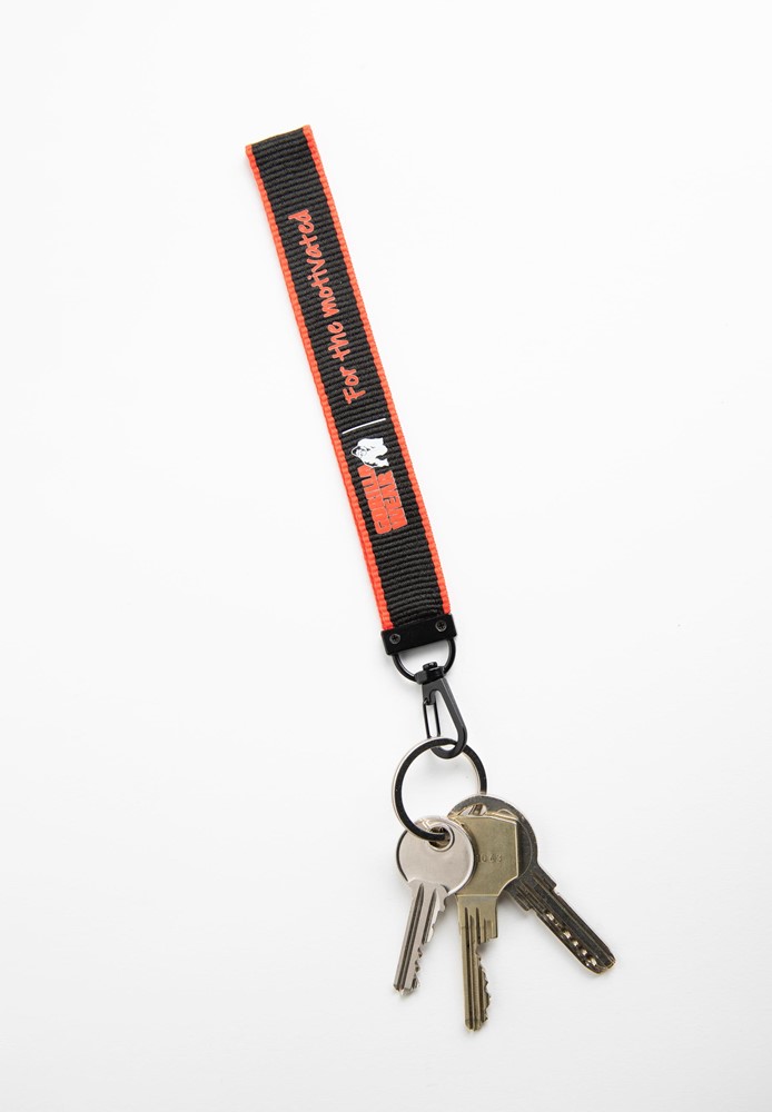 Gorilla Wear Sleutelhanger - Lanyard Keychain - Zwart