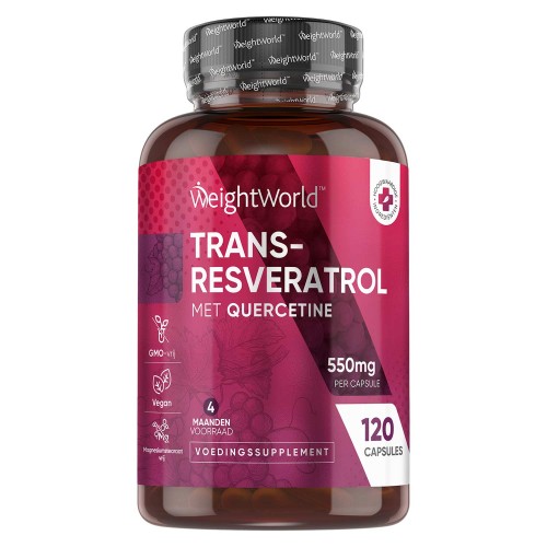 Resveratrol Capsules - 500 mg 120 Capsules - Vegan