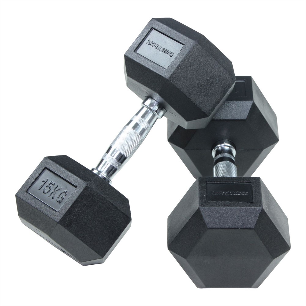 Lifemaxx Crossmaxx Hexagon Dumbbellset - 2 x 2,5 kg