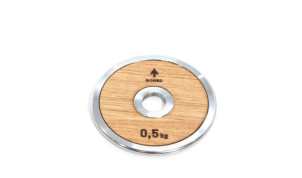 Nohrd Weight Plate Set - 0,5 kg - Zwart