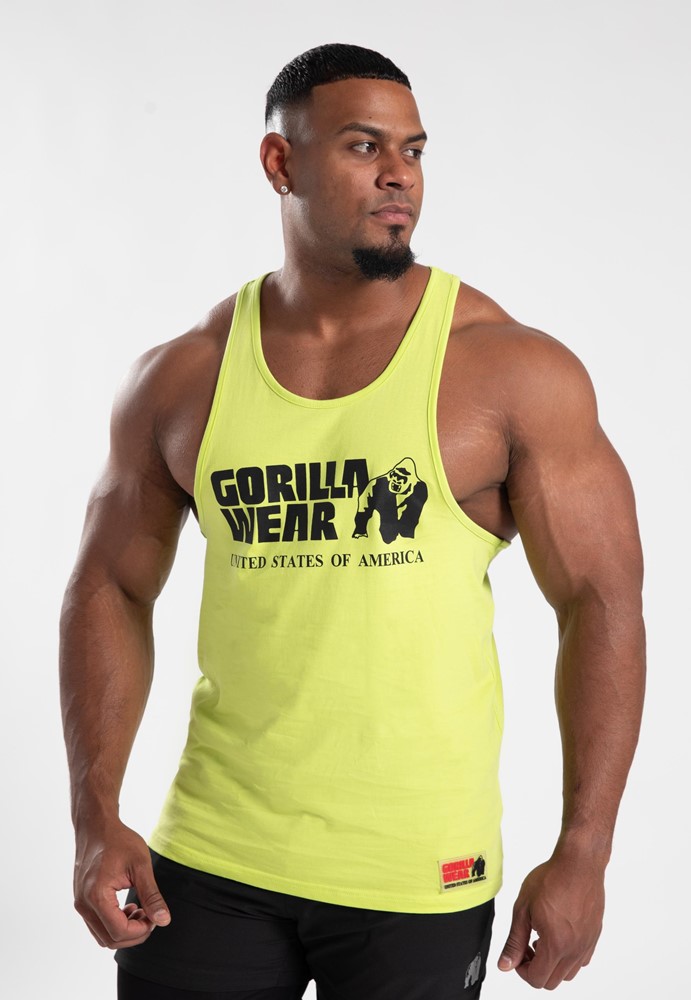 Gorilla Wear Classic Tank Top - Wild Lime - XL