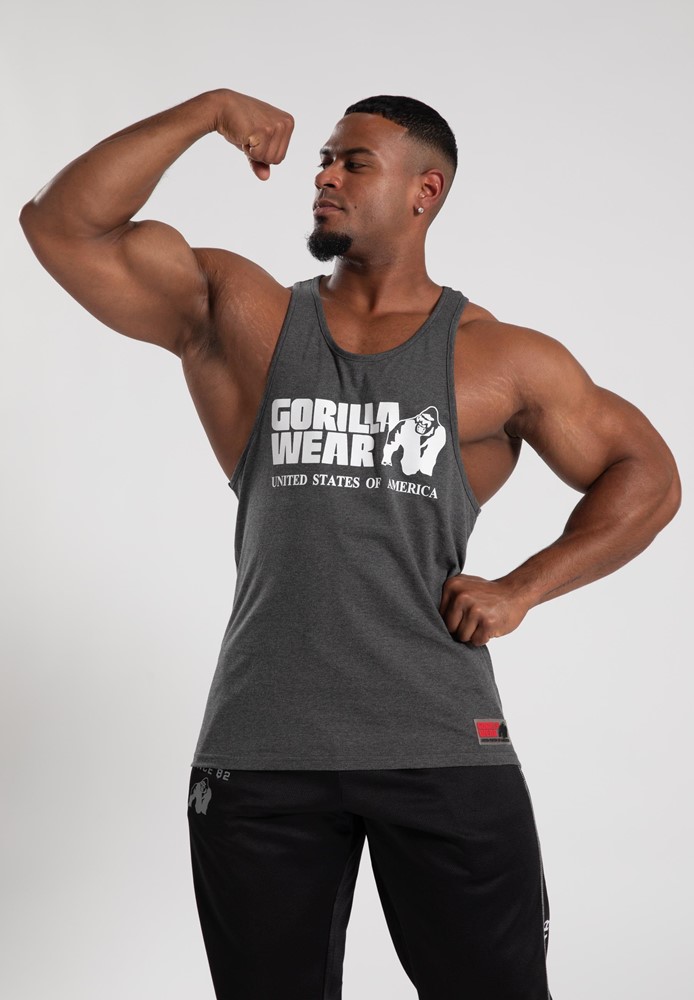 Gorilla Wear Classic Tank Top - Donkergrijs - M