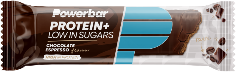 Powerbar Protein+ Bar Low Sugar - 16 x 35 gr - Chocolade Brownie