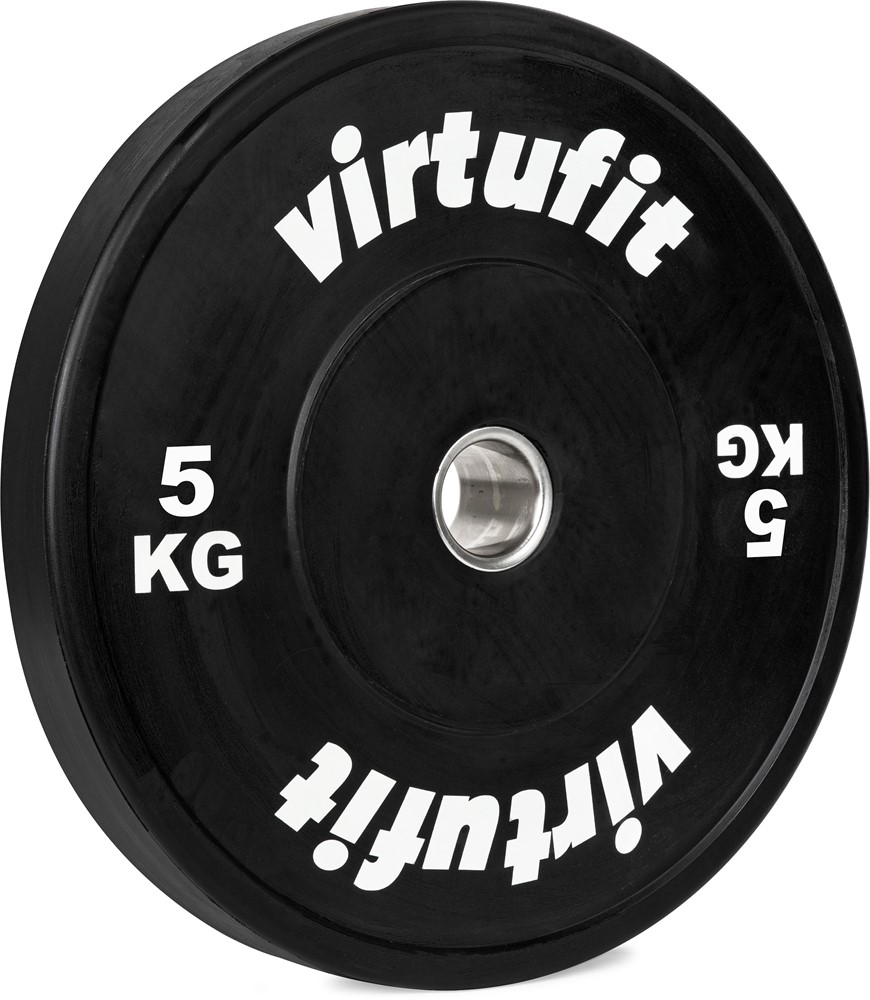 VirtuFit Bumper Plate - Olympische Halterschijf van Rubber - 50 mm - 5 kg - Tweedekans