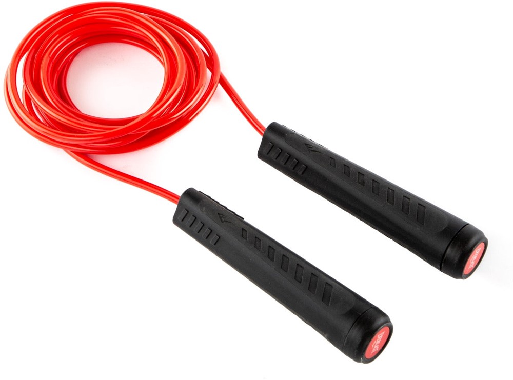 Everlast Weighted Jump Rope - Verstelbaar Springtouw - Zwart/Rood - 335 cm