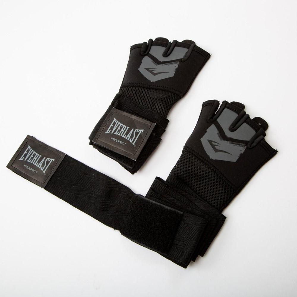 Everlast Prospect Quick Wraps - Zwart/Grijs - L/XL