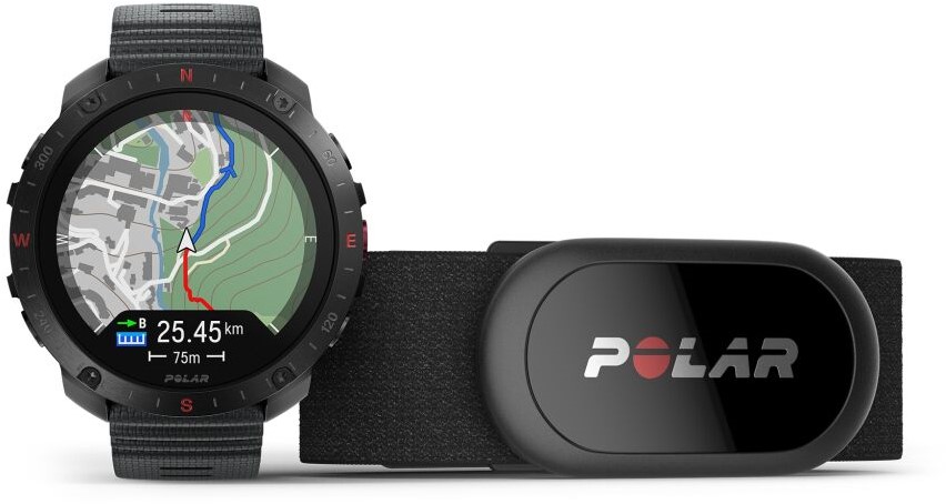 Polar Grit X2 Pro Premium Outdoor Smart Watch met Hartslagsensor - Zwart - S/L