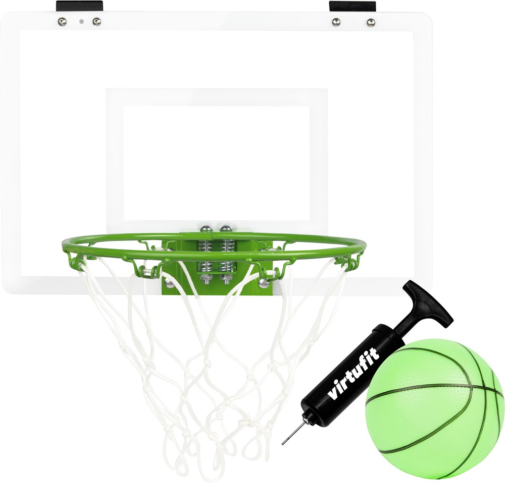 VirtuFit Pro Mini Basketbalbord met 2 Ballen en Pomp - Glow In the Dark