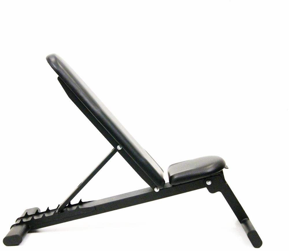 Muscle Power Opklapbare Trainingsbank - Zwart - Tweedekans