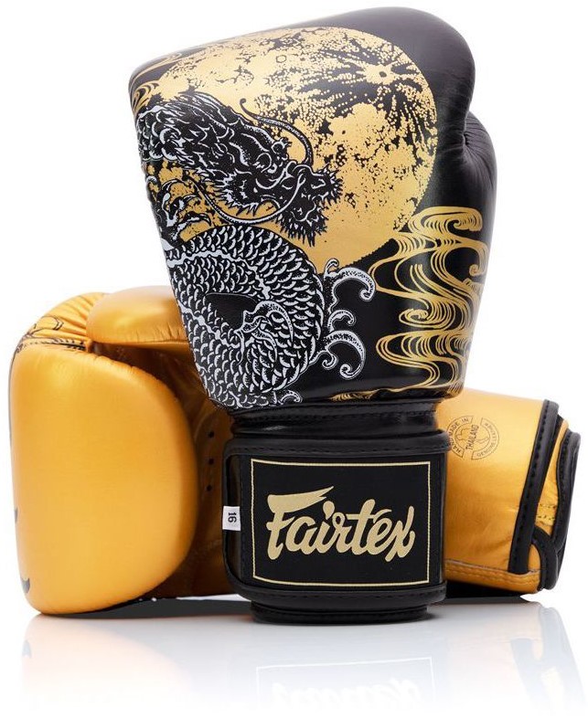 Fairtex Harmony Six (Kick)bokshandschoenen - Geel/Zwart - 14 oz