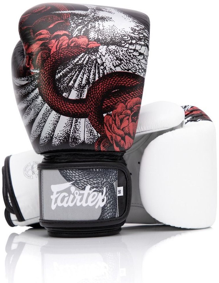 Fairtex The Beauty Of Survival Ltd (Kick)bokshandschoenen - Zwart - 10 oz