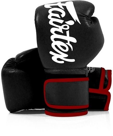 Fairtex Microfiber (Kick)bokshandschoenen - Zwart - 14 oz