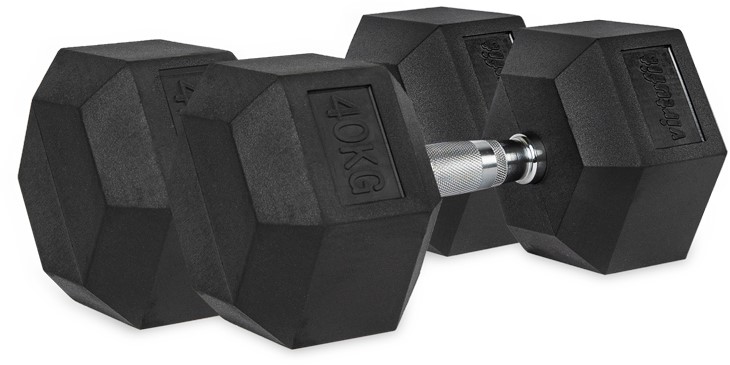 VirtuFit Hexa Dumbell Pro Set - 2 x 40 kg