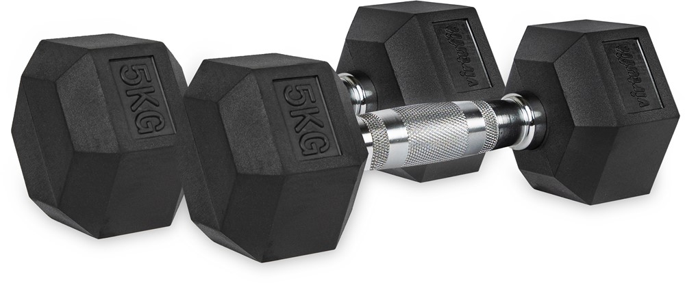 VirtuFit Hexa Dumbbell Pro Set - 2 x 5 kg