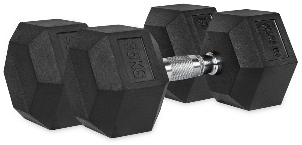 VirtuFit Hexa Dumbell Pro Set - 2 x 35 kg