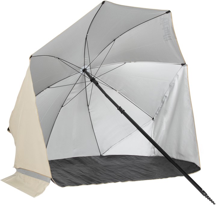 VirtuFit Strandparasol - Windscherm - 180 cm - Beige