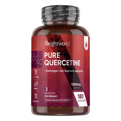 Quercetine - 1000 mg 180 capsules - Met sophora japonica - 3 maanden voorraad