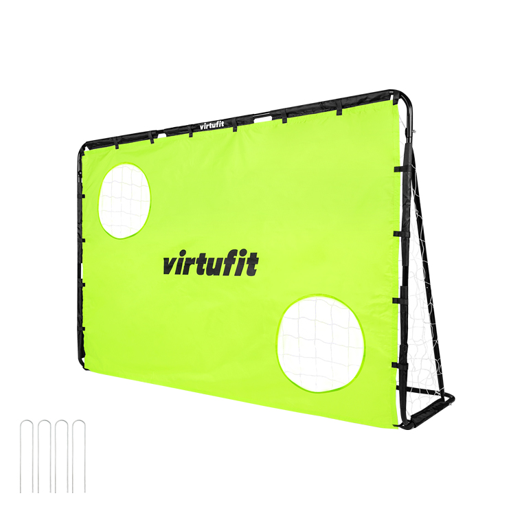 VirtuFit Voetbaldoel - Voetbal Goal - 120 x 80 cm met doelwand