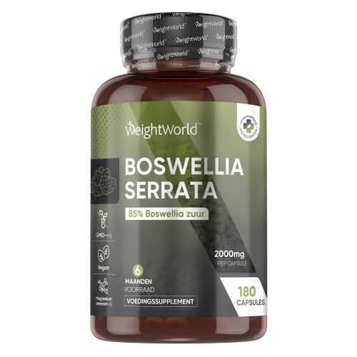 Boswellia serrata - 2000mg 180 capsules - van 6 maanden