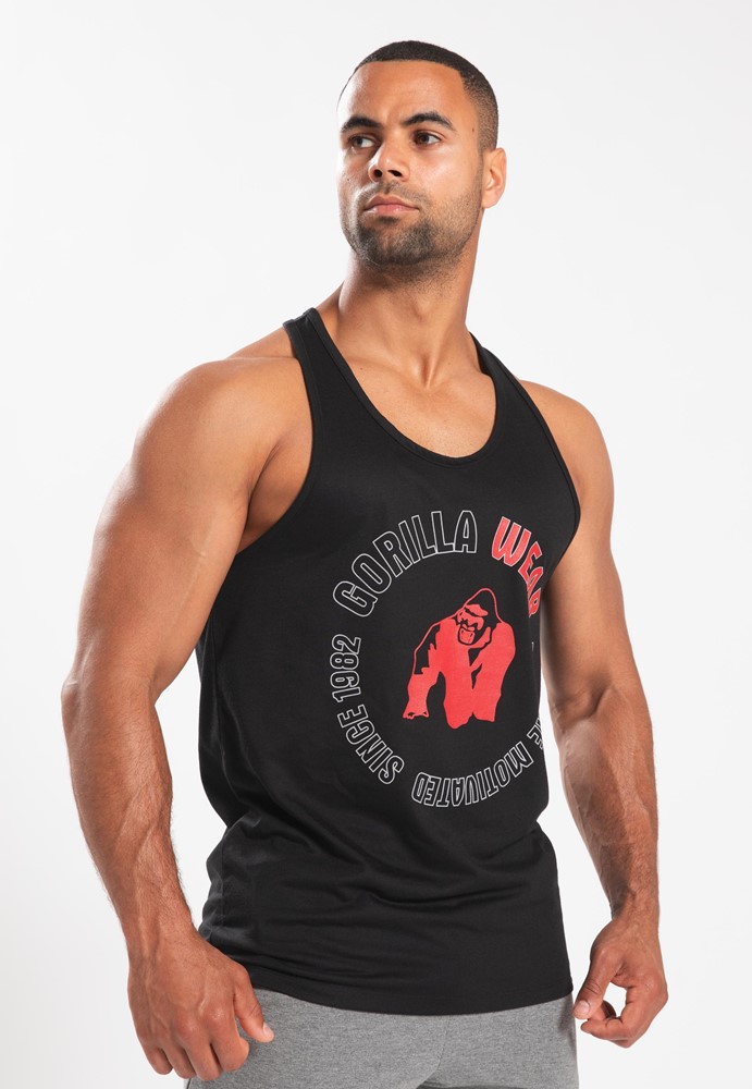 Gorilla Wear Lafayette Tank Top - Zwart - M