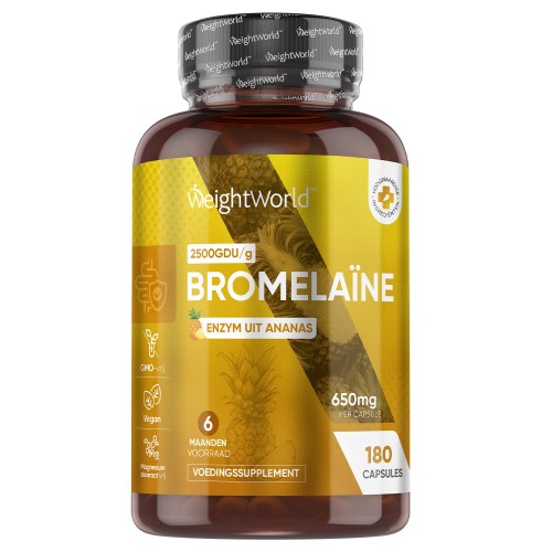 Bromelaïne - 650mg 180 capsules - van 6 maanden